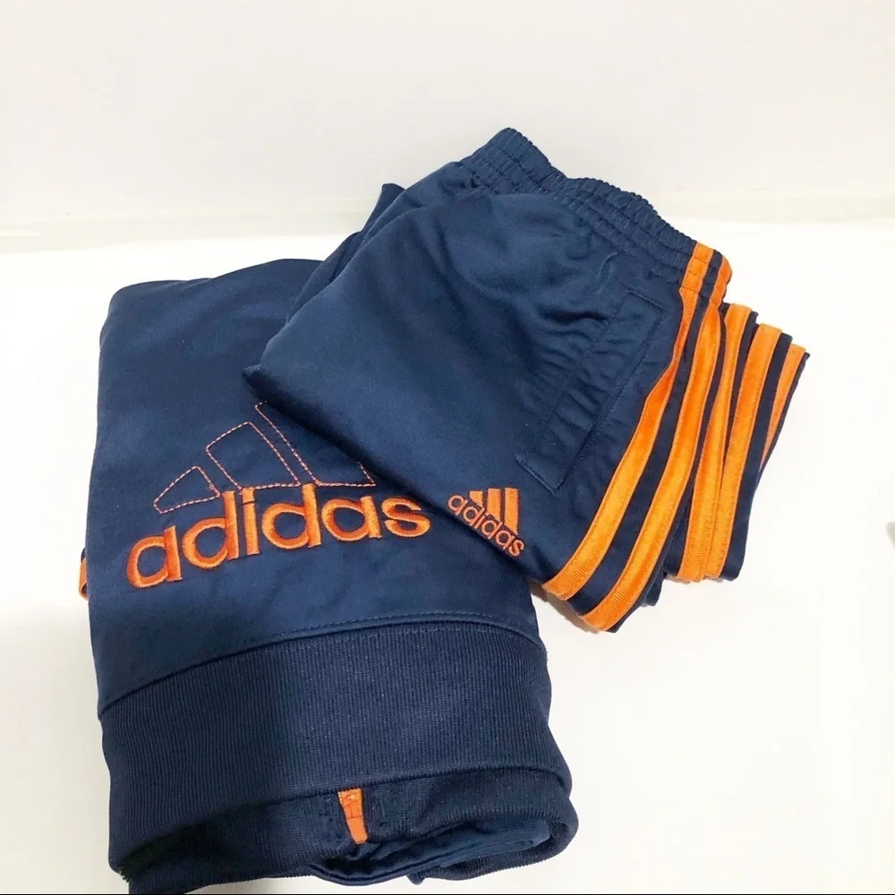 (Set) Adidas zip jacket and pants.